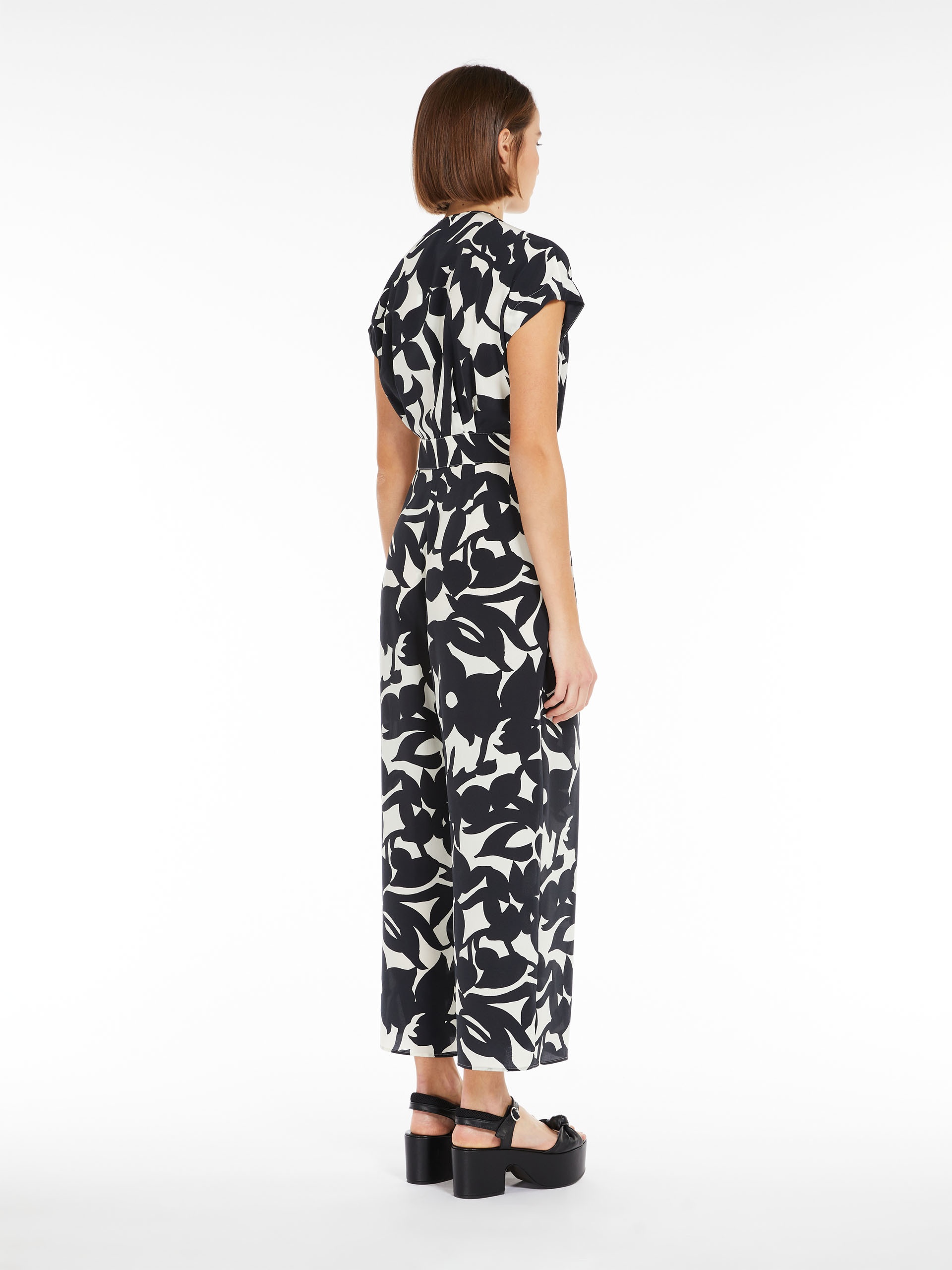 DOLLARO Jumpsuit in printed silk - 4