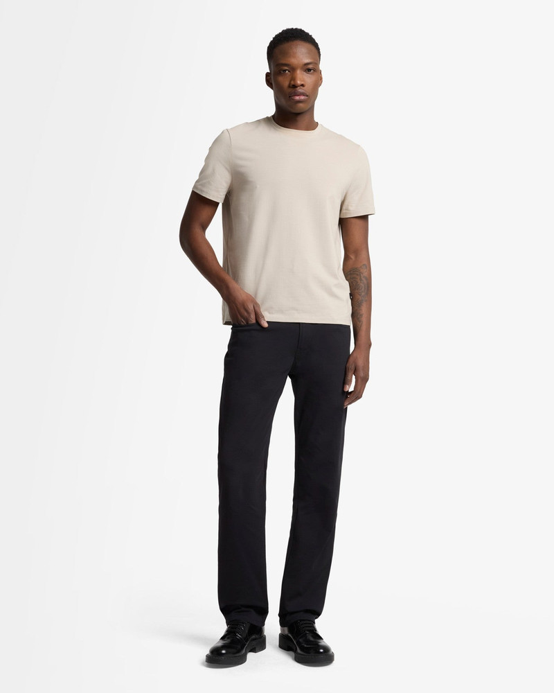 7 For All Mankind Luxe Performance Knit Straight in Black outlook