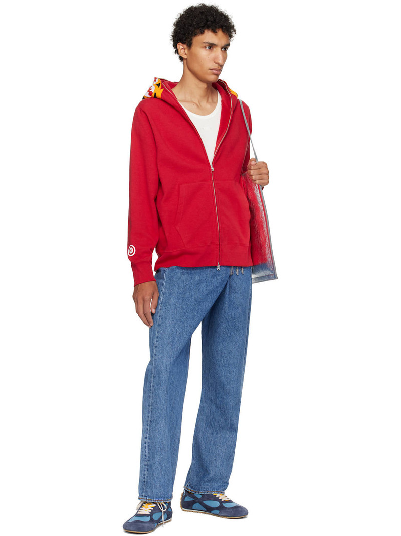 A BATHING APE® Red Tiger Full Zip Hoodie outlook
