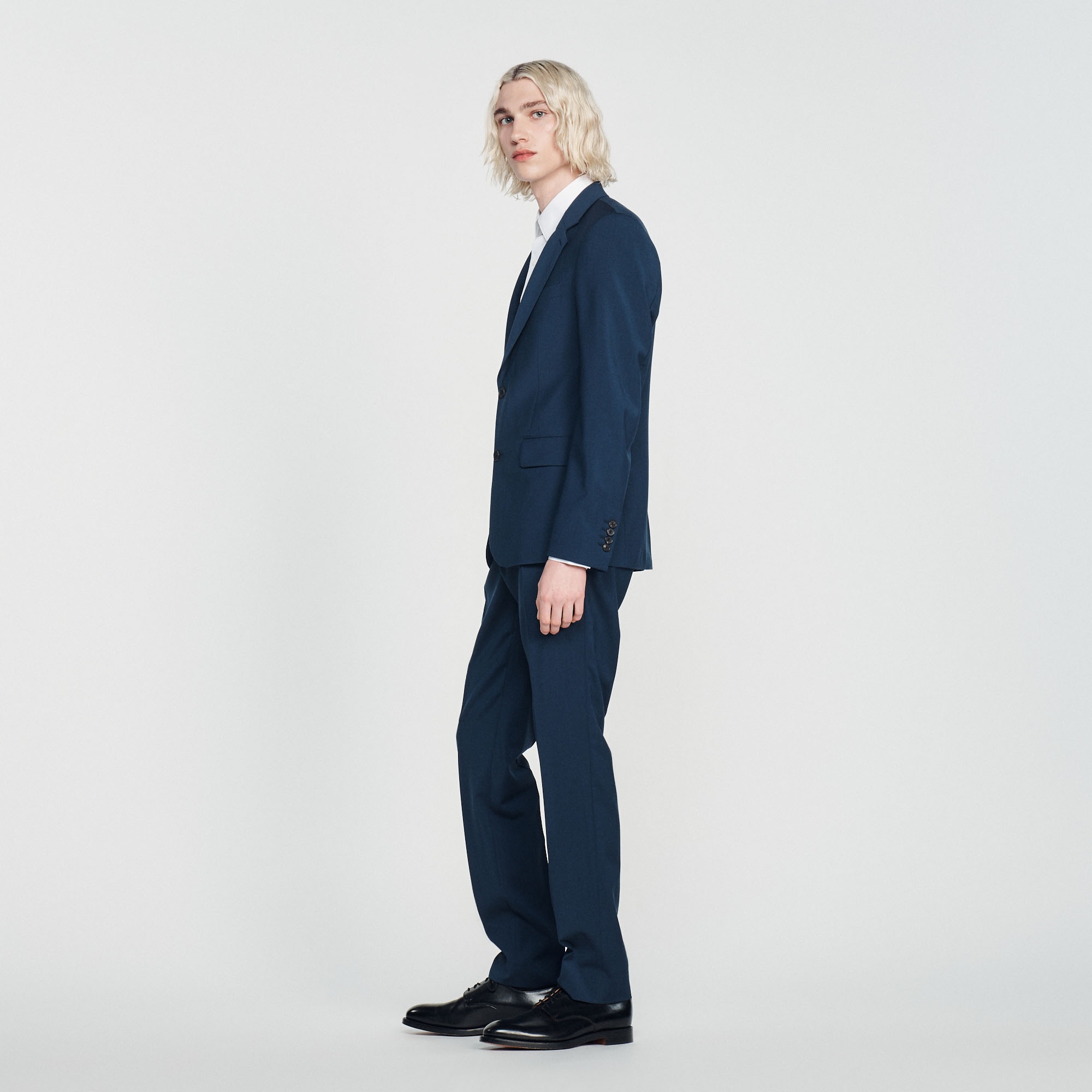 Virgin wool suit jacket - 5