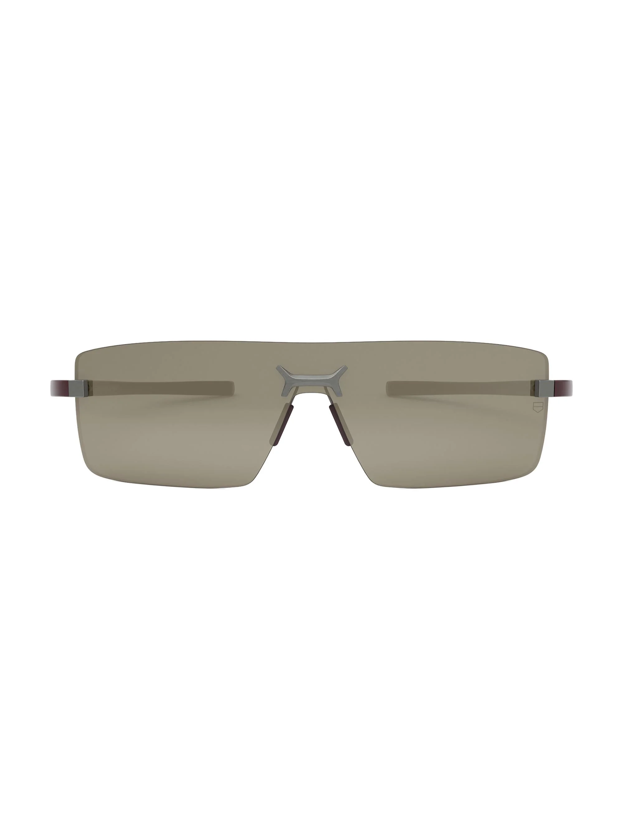 Men's Flex Shield Sunglasses - Bordeaux Brown Mirror - 1