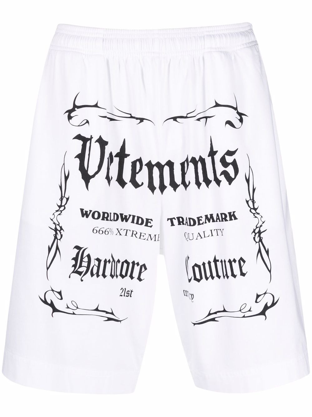 Hardcore Couture logo-print shorts - 1