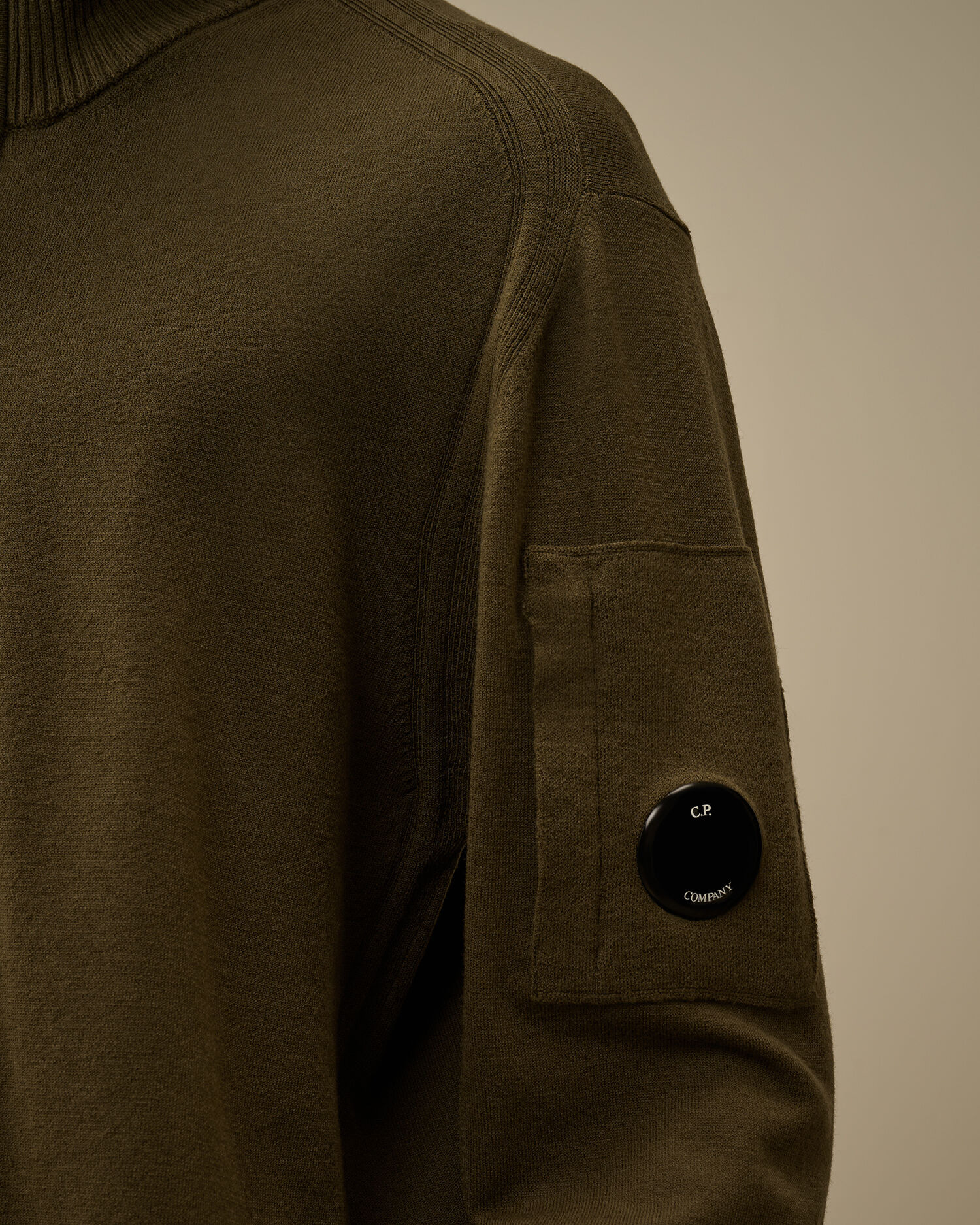 Extrafine Merino Wool Half Zip Sweater - 5