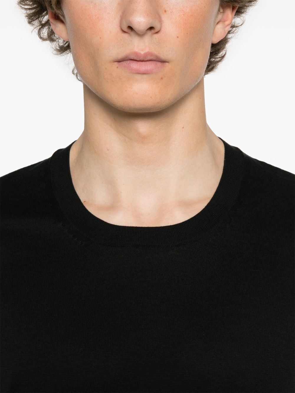 fine-knit T-shirt - 4