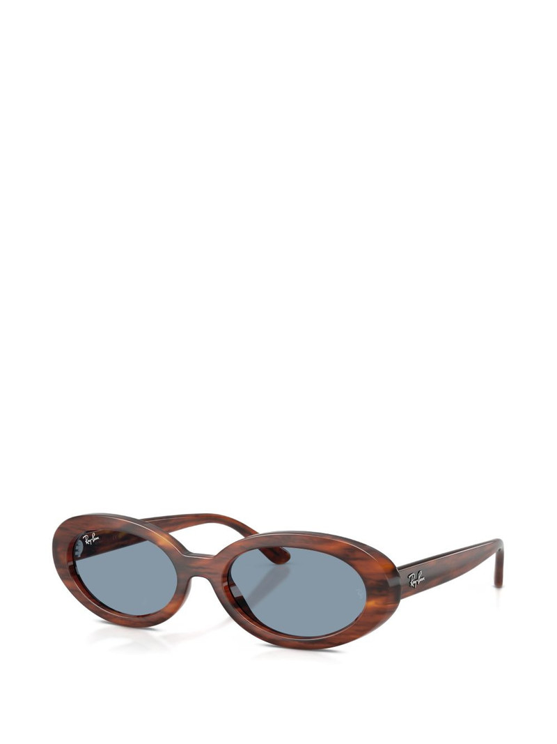 Ray-Ban oval-frame sunglasses outlook