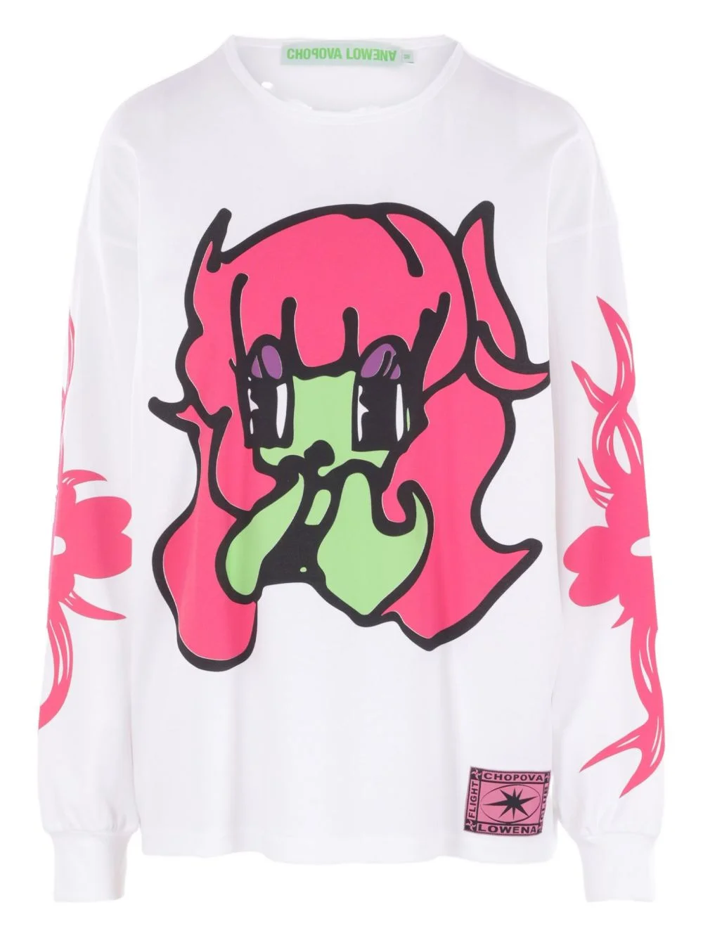 graphic long-sleeve t-shirt - 1