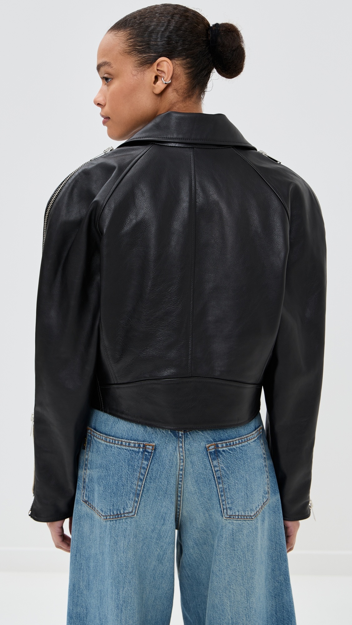 Chiodo Crop Biker Jacket - 2
