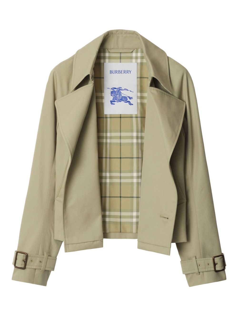 double-breasted trench jacket - 5