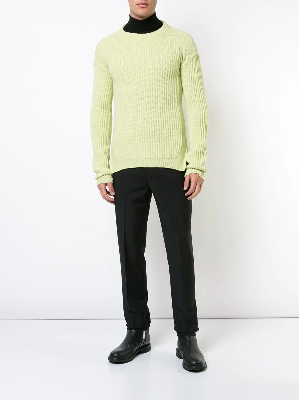 fisherman knit jumper - 2