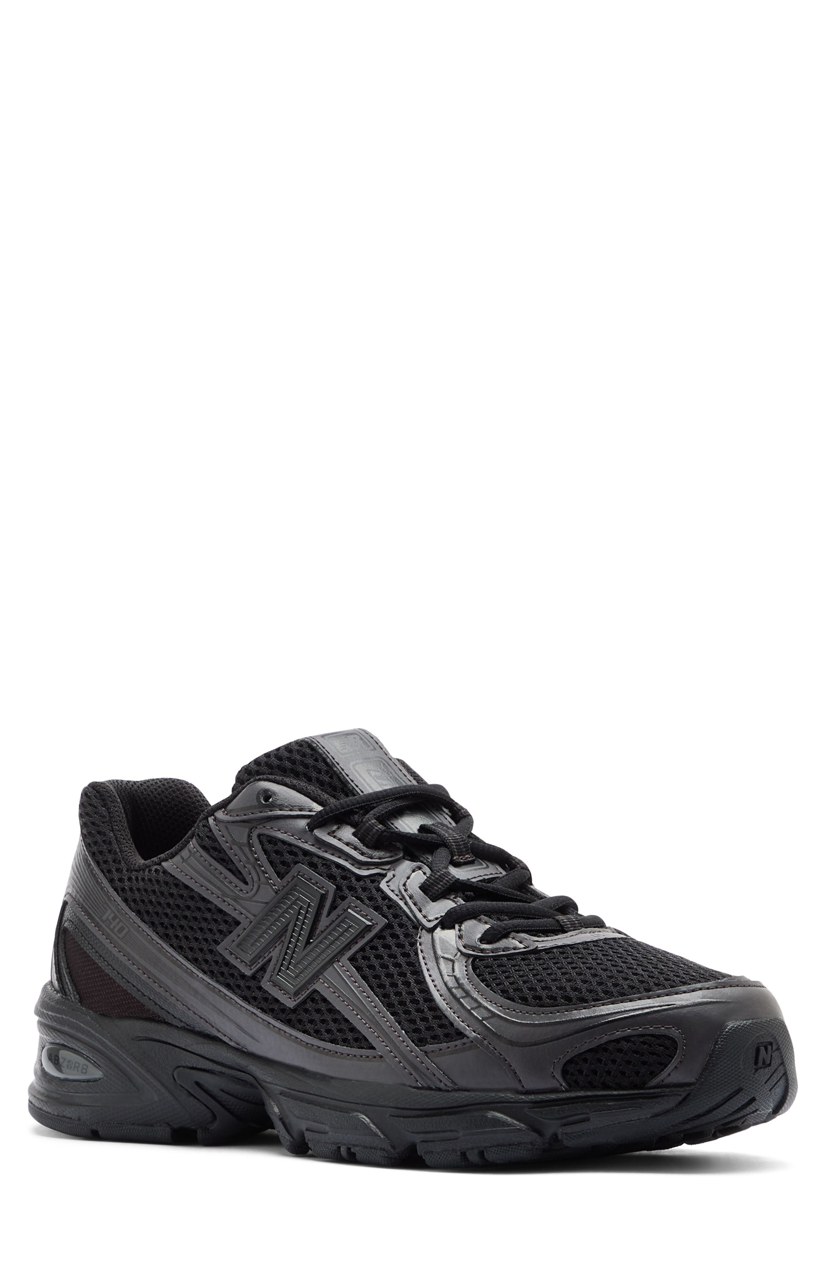 New Balance Gender Inclusive 740 Sneaker in Black /Black Cement at Nordstrom - 1