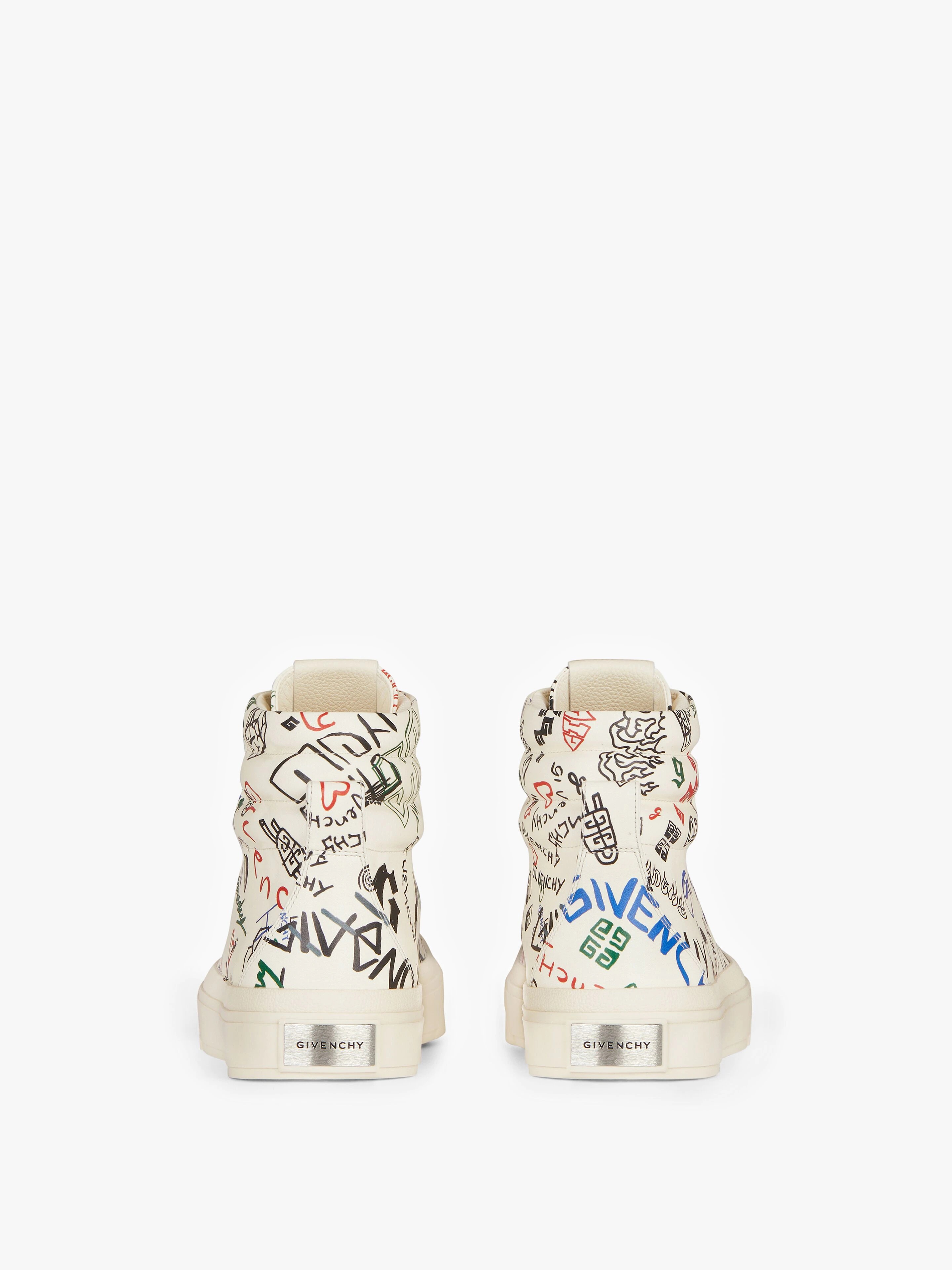 CITY HIGH-TOP SNEAKERS IN LEATHER - 7