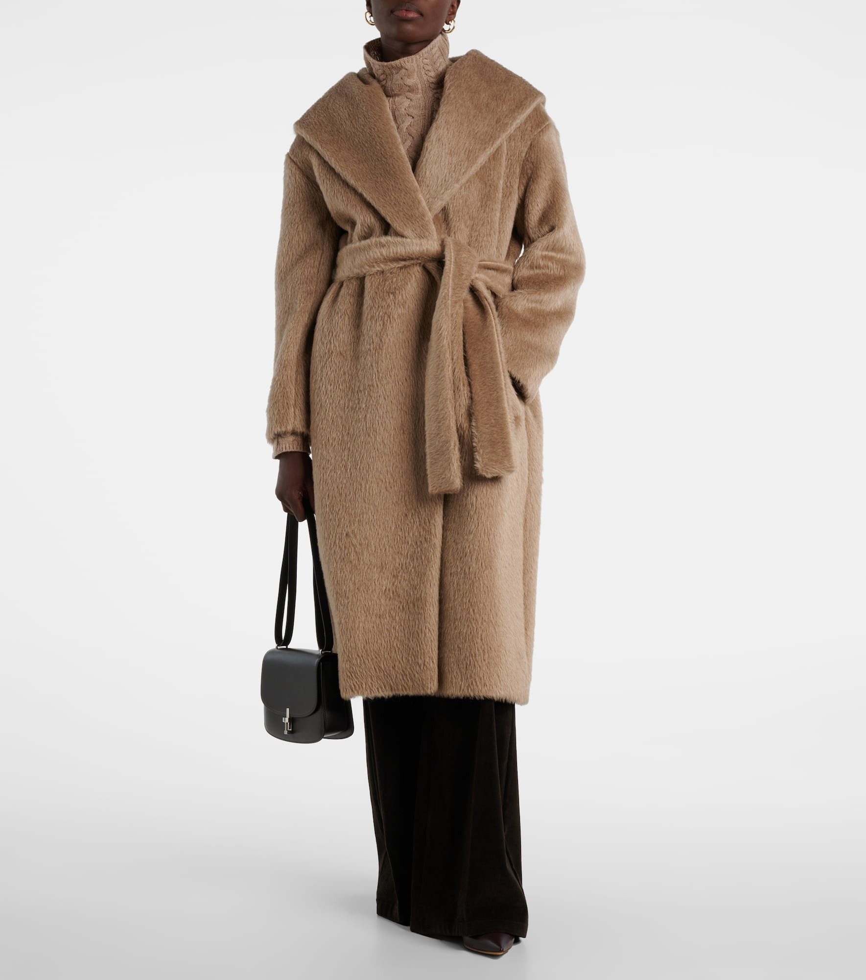 Eliana alpaca, wool, and cashmere blend coat - 6