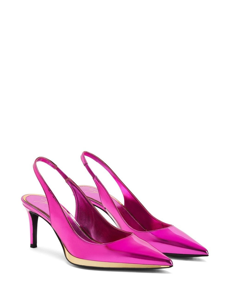 Giuseppe Zanotti Virgyn 70mm leather pumps outlook