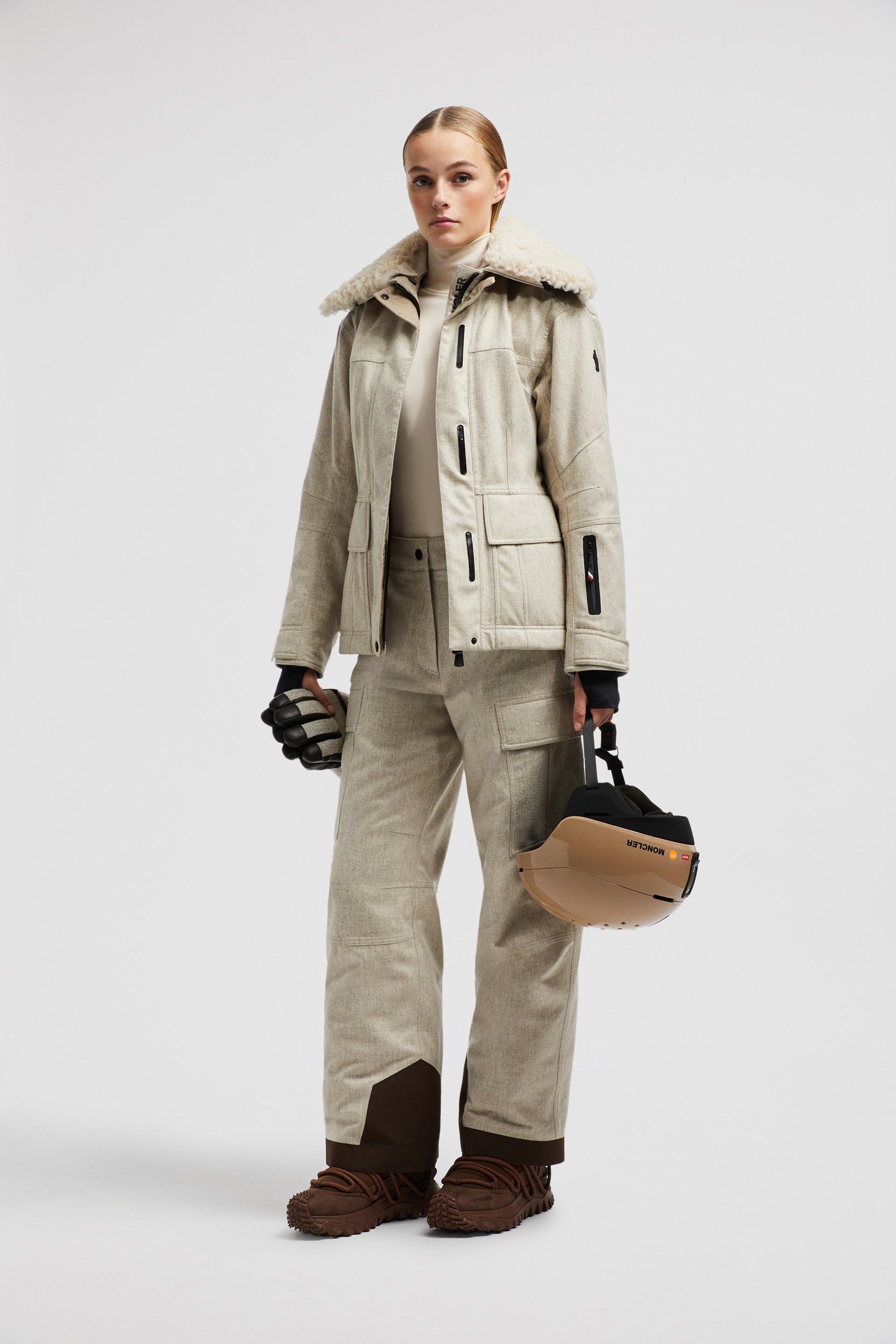 Padded Technical Wool Ski Pants - 2