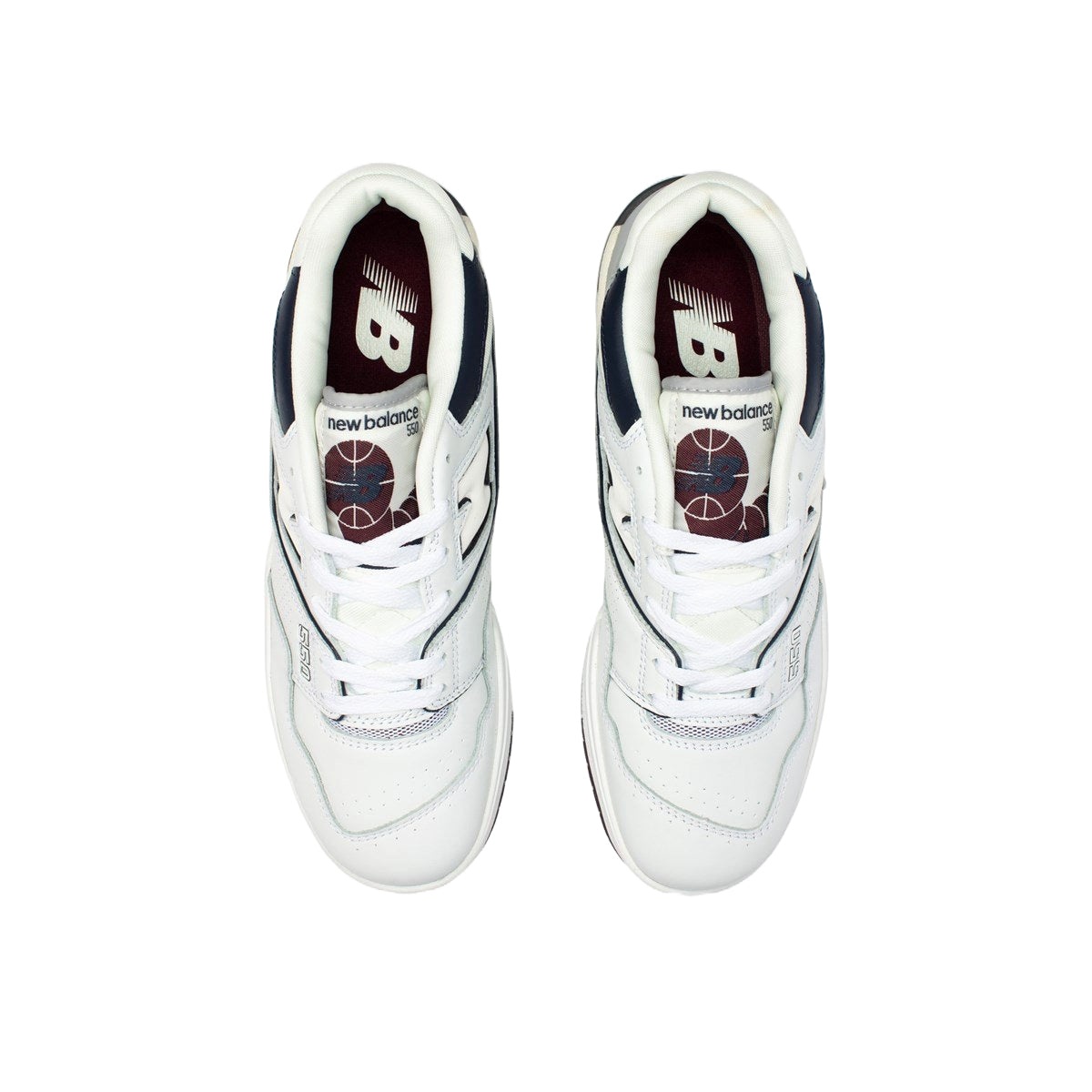 New Balance 550 'White Indigo Burgundy' BB550PWB - 5