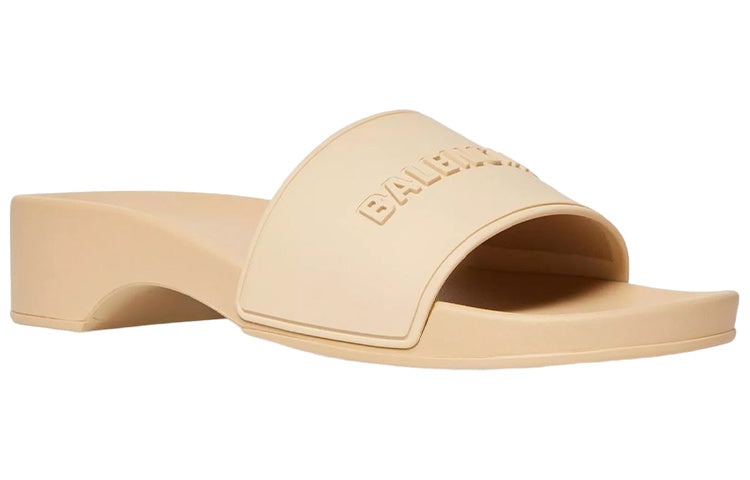 (WMNS) Balenciaga Pool Clogs 'Beige' 707094W1S9H2020 - 2