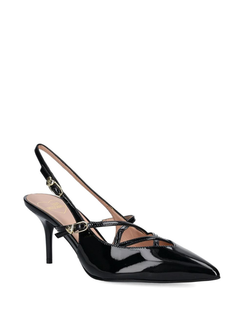 Moschino strappy point-toe pumps outlook