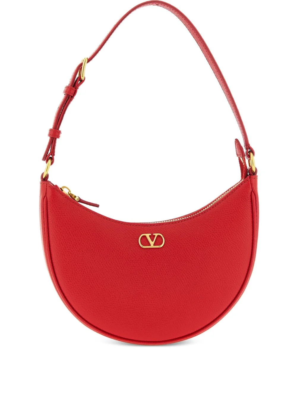 mini VLogo leather shoulder bag - 1