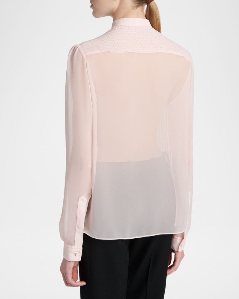 Chiffon Micro Pleated Top 3