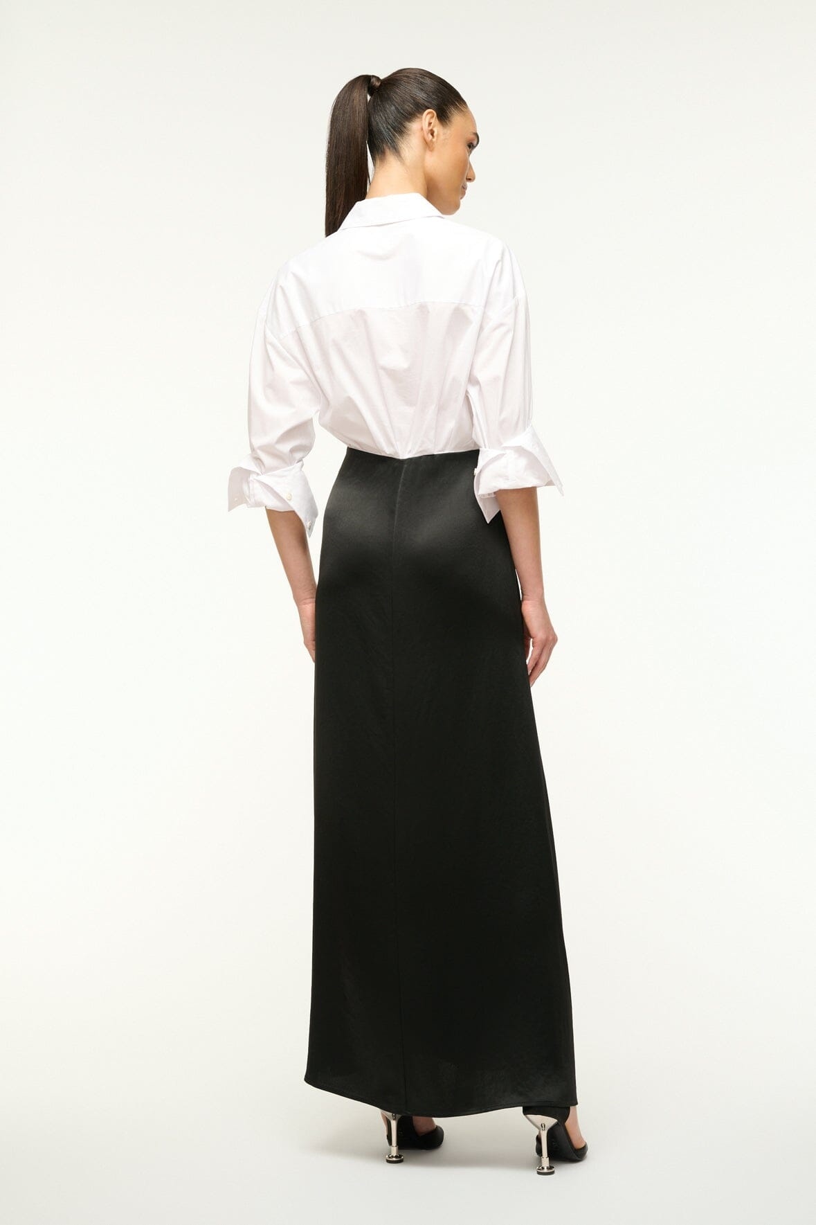 STAUD NILE DRESS BLACK - 5