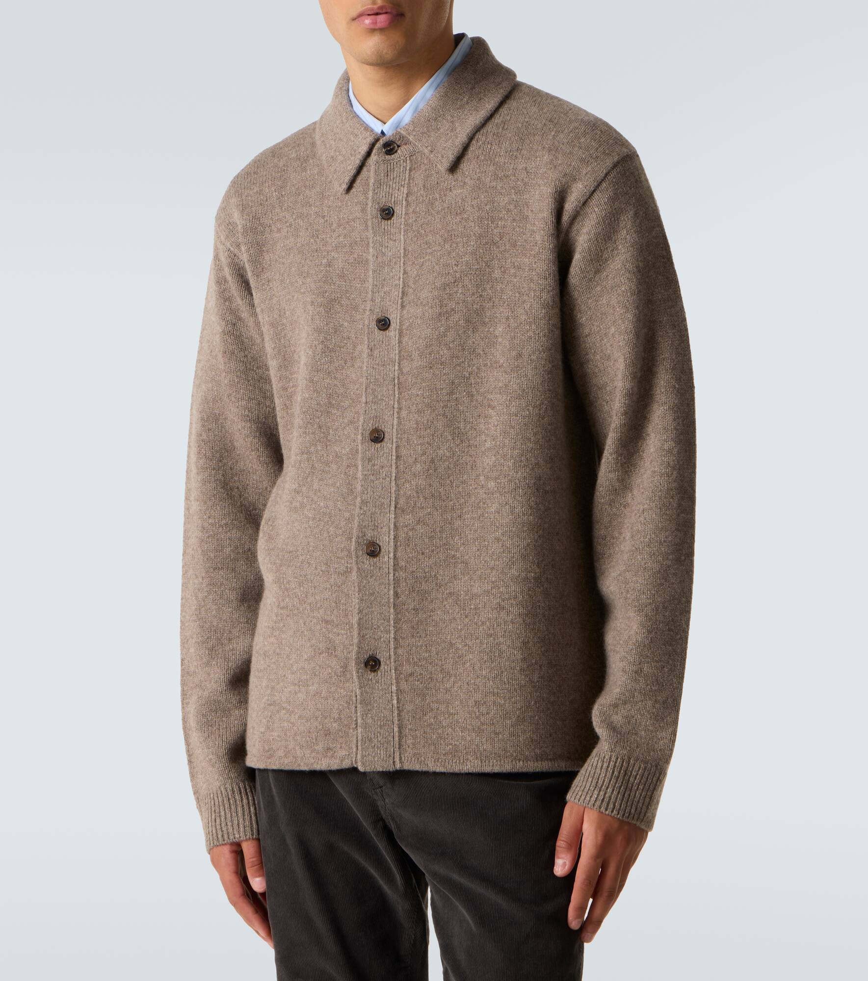 Yak and wool cardigan - 3