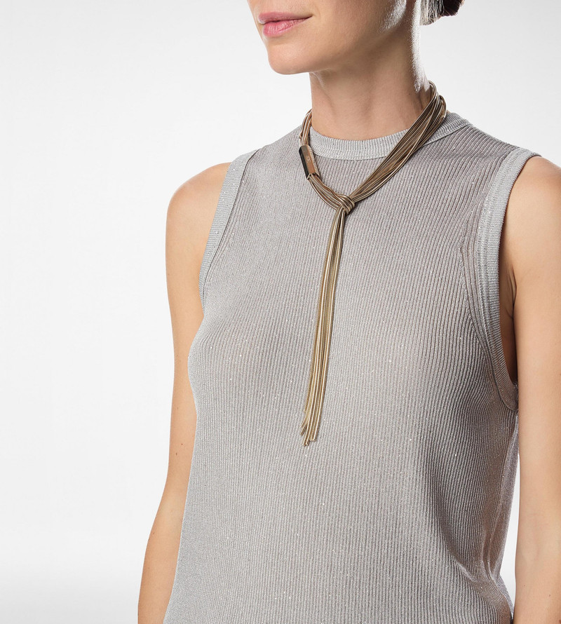 BRASS AXIS NECKLACE 3