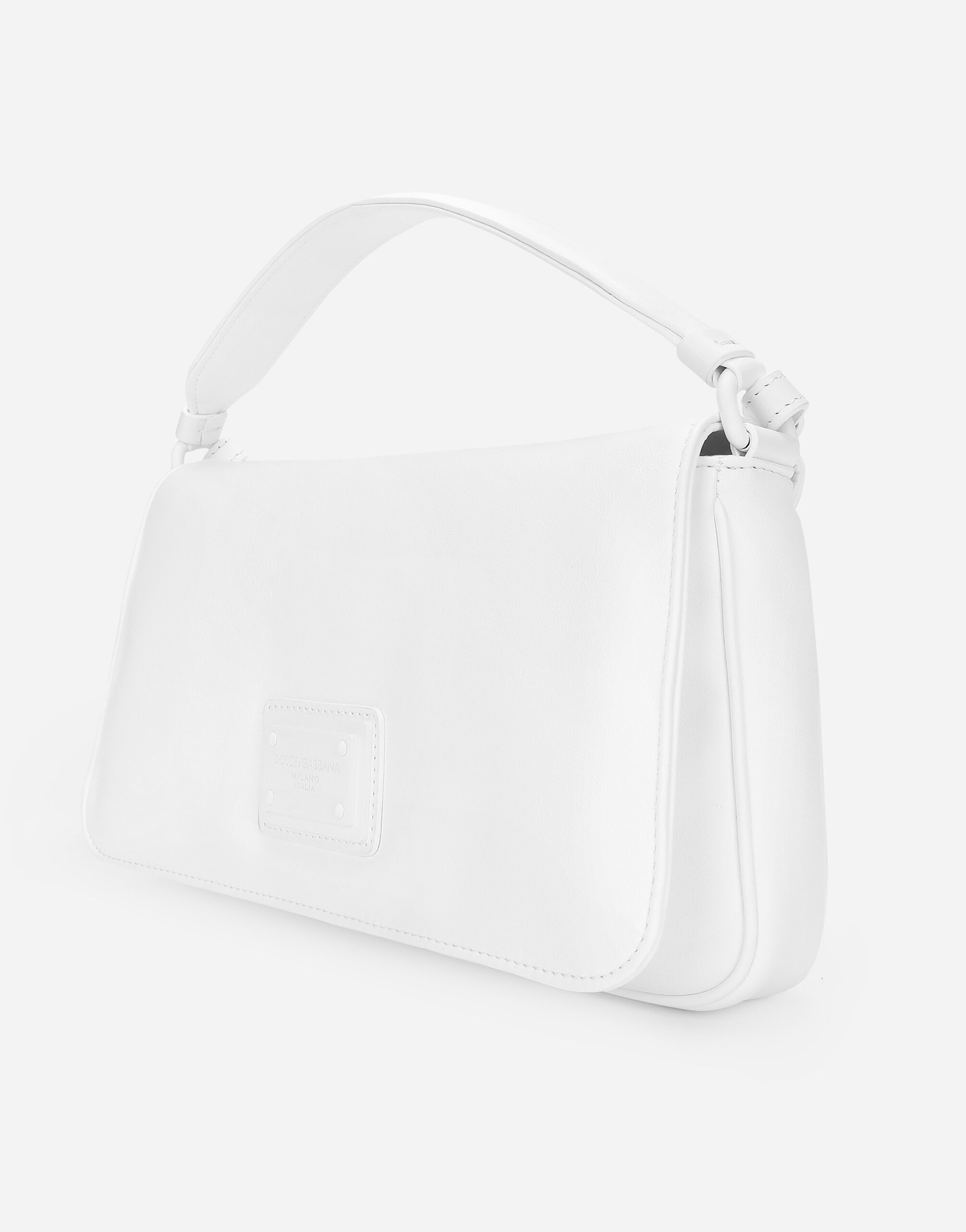 Faux leather crossbody bag BLANCO DOLCE&GABBANA 6