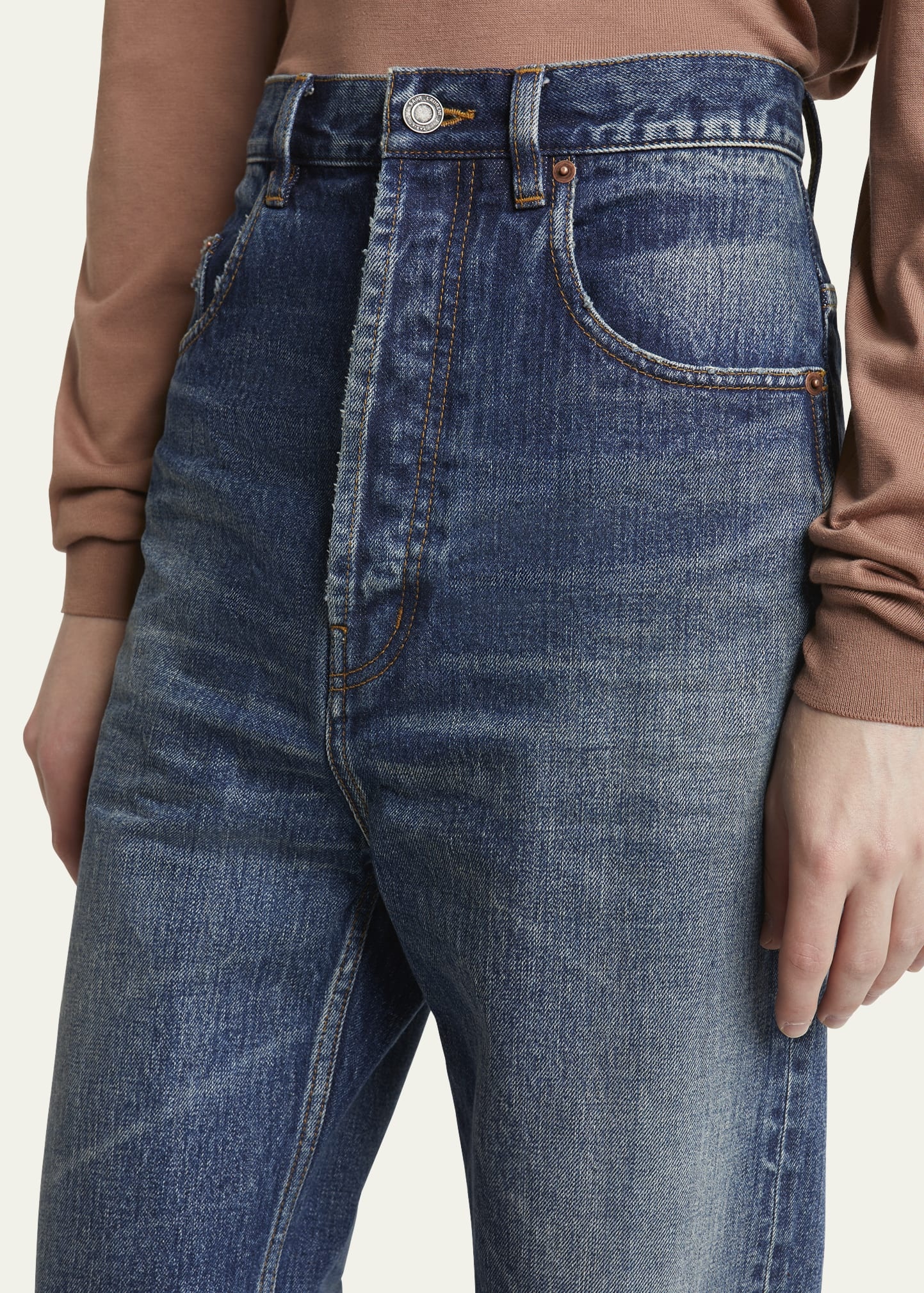 Men's High-Waist Baggy Jeans - 5