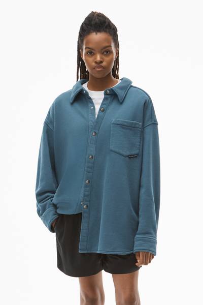 Alexander Wang SHIRT JACKET IN TERRY outlook