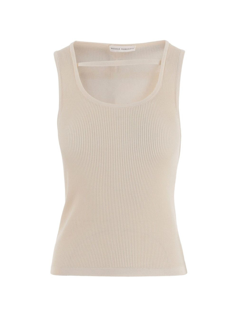 ribbed-knit tank top 1