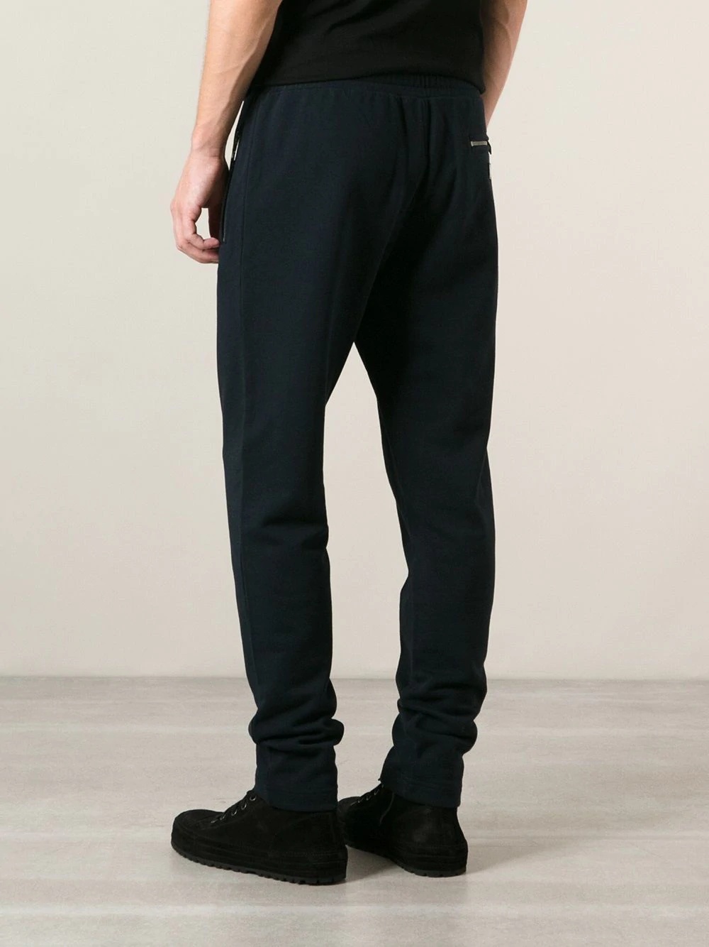 zip pocket track pants - 4