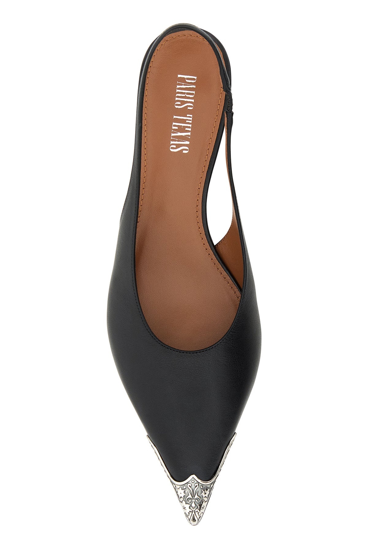 Black leather Jessica Western pumps - 4
