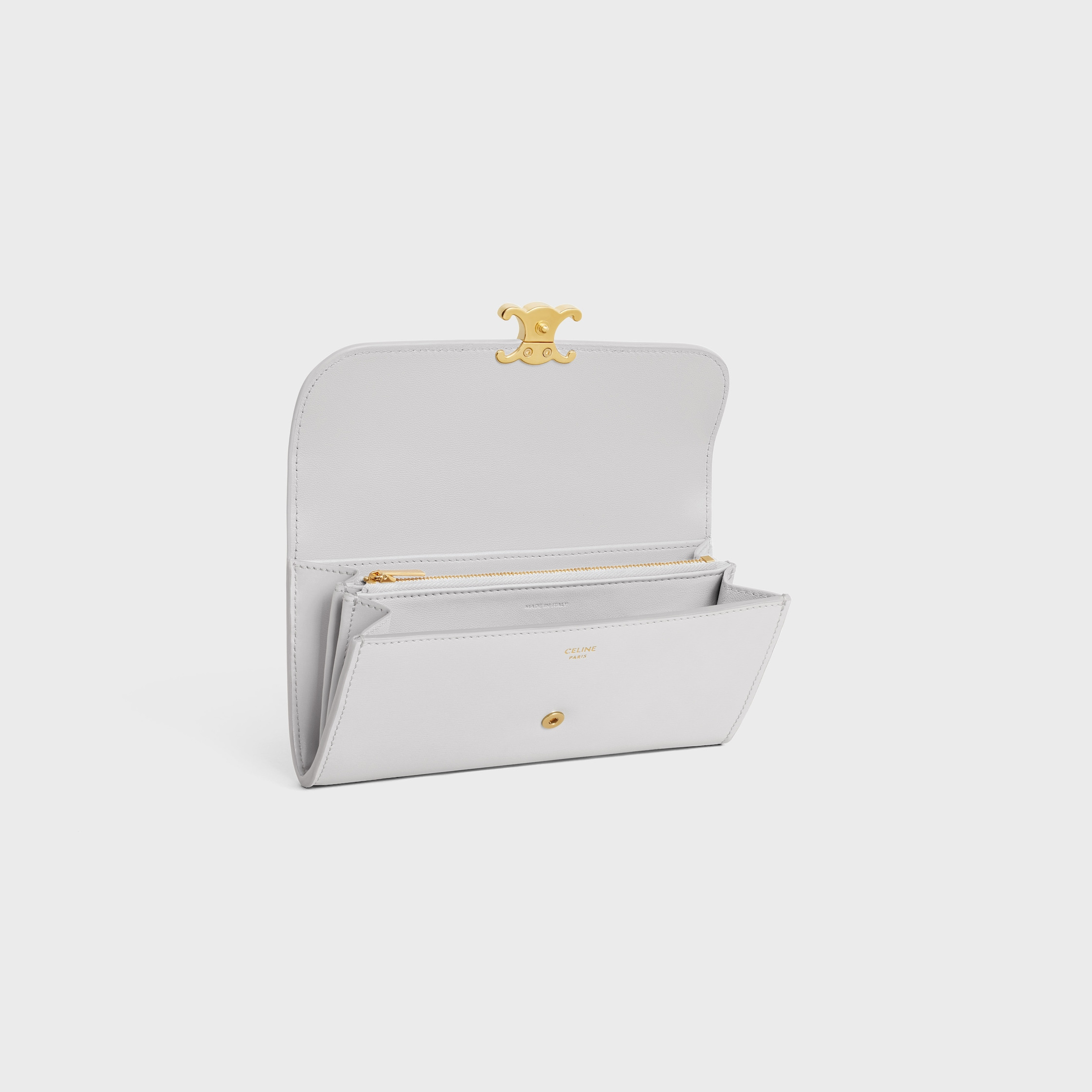 LARGE WALLET TRIOMPHE in LIZARD - 4