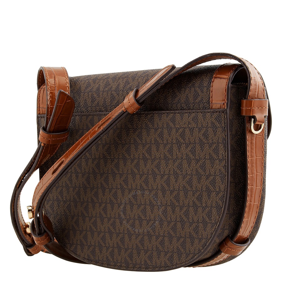Michael Kors - Michael Kors Ladies Hally Medium Presbyopia Envelope Bag - Chestnut - 4