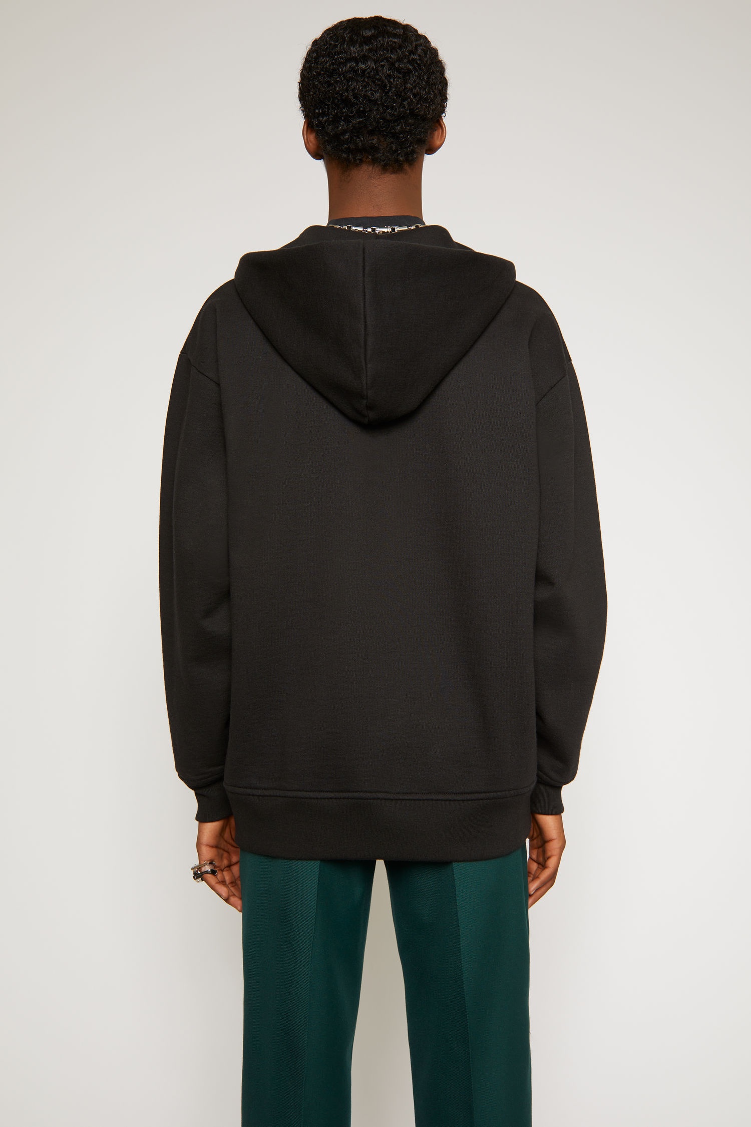 Half-zip hooded sweatshirt black - 4