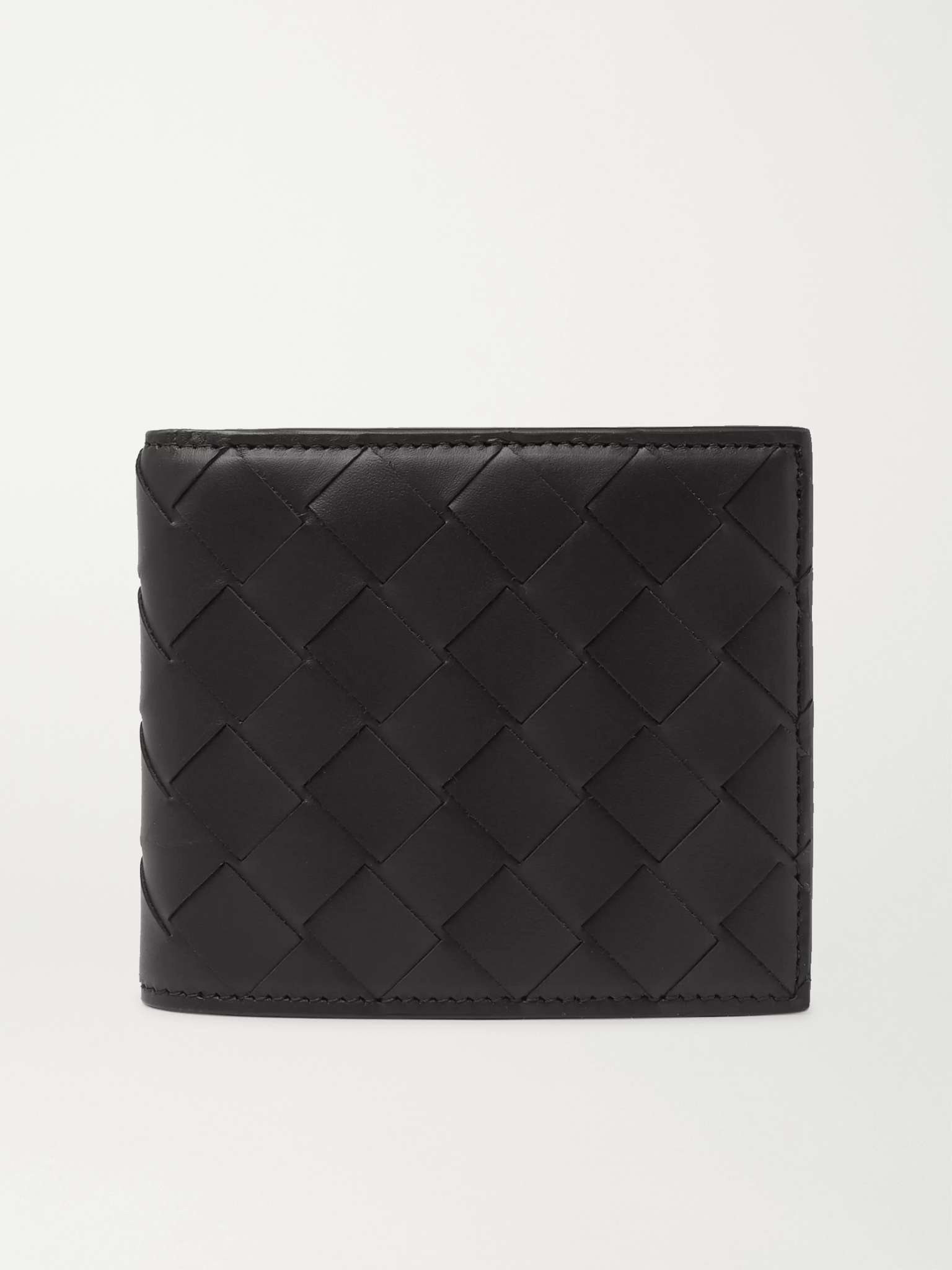 Intrecciato Leather Billfold Wallet - 1