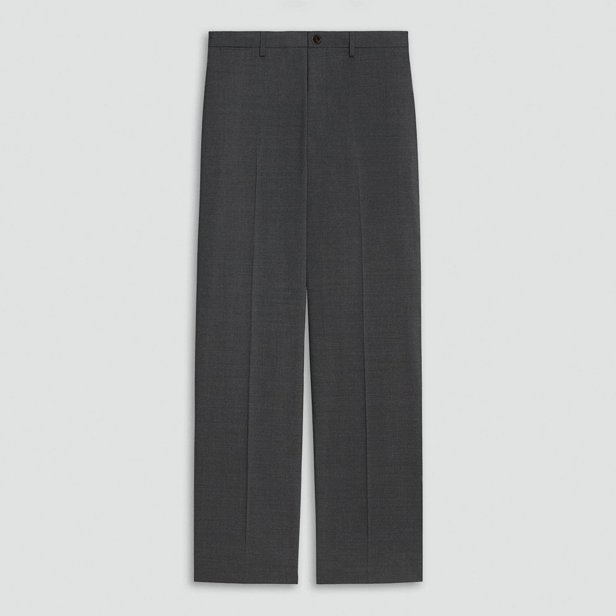 Straight Drawstring Pant in Motion Wool - 1