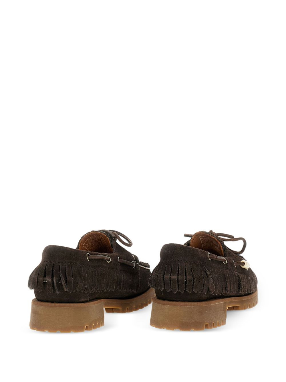 fringed boat shoes - 3