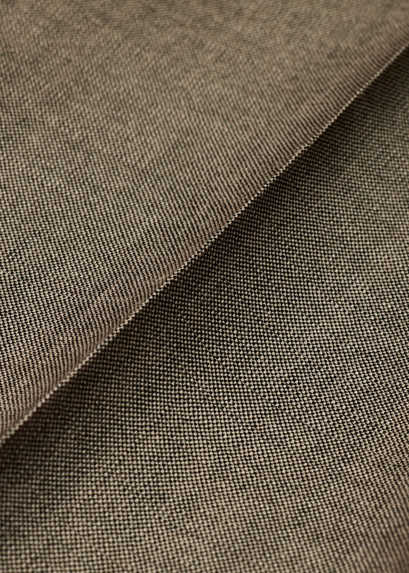 Relaxed-Fit Brown Wool-Mohair Trousers 4