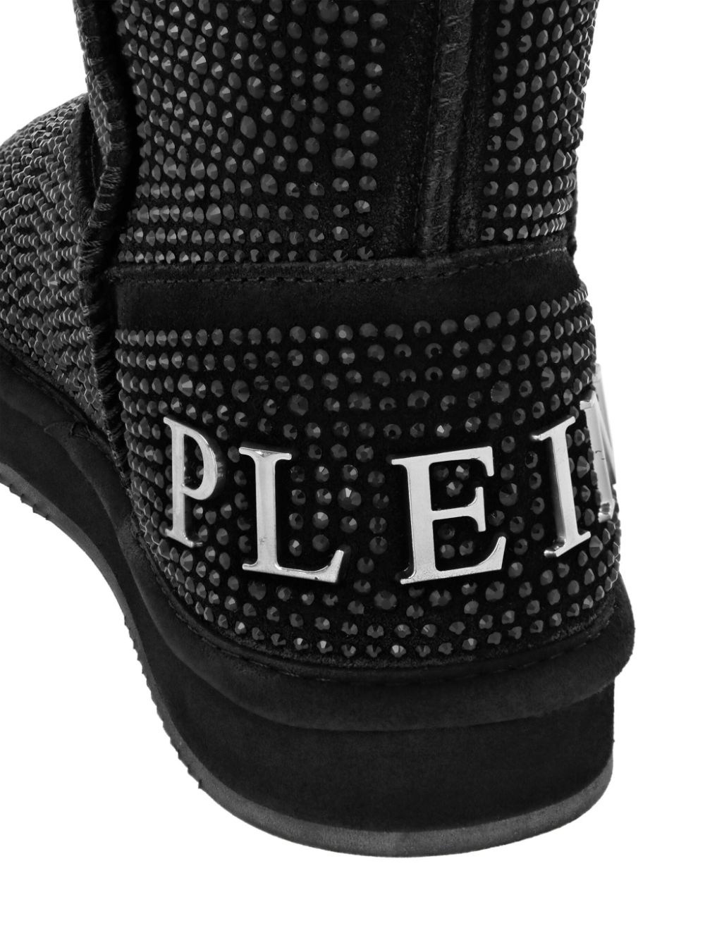 crystal-embellished boots - 4