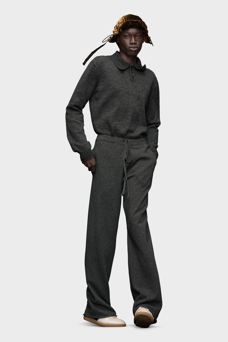 Maison Margiela Cashmere knit trousers outlook