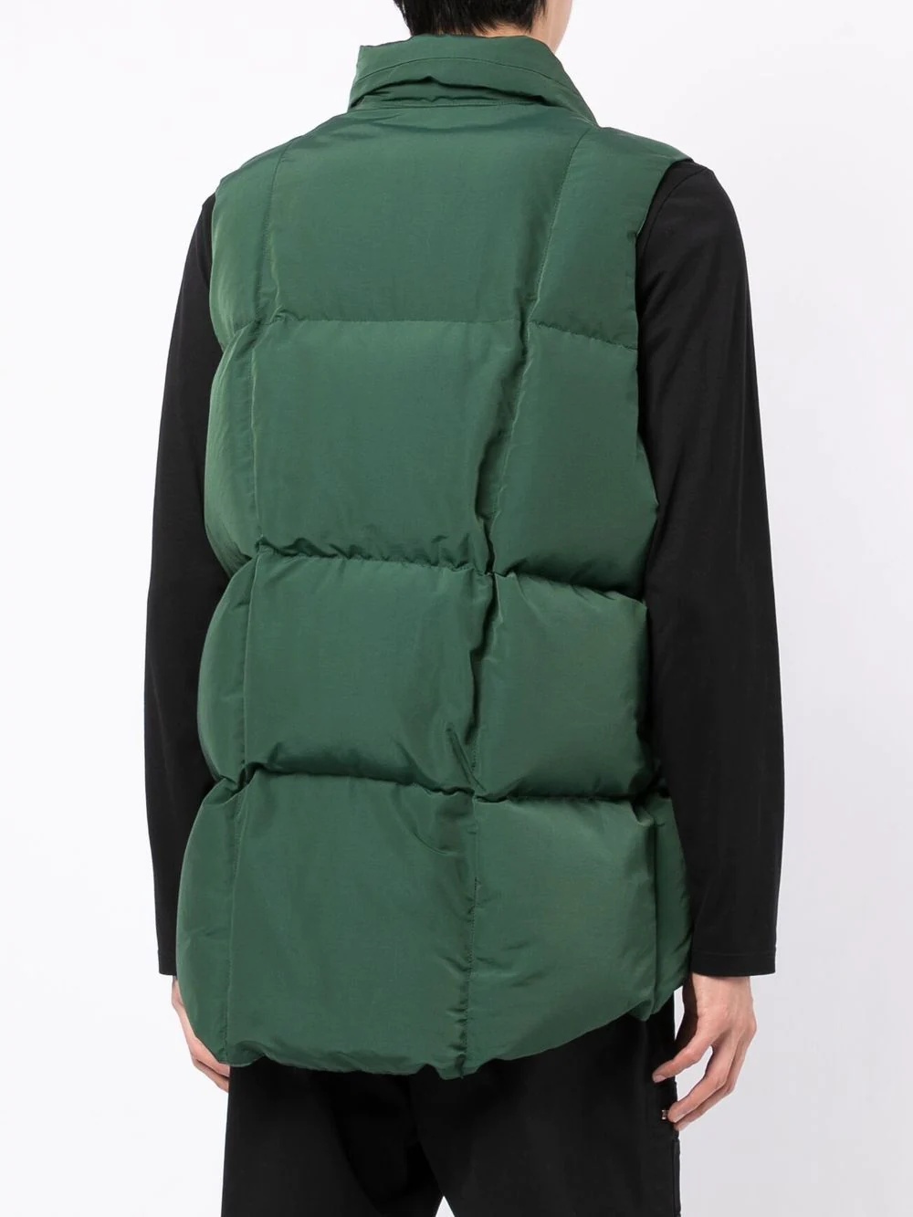 high-neck padded gilet - 4