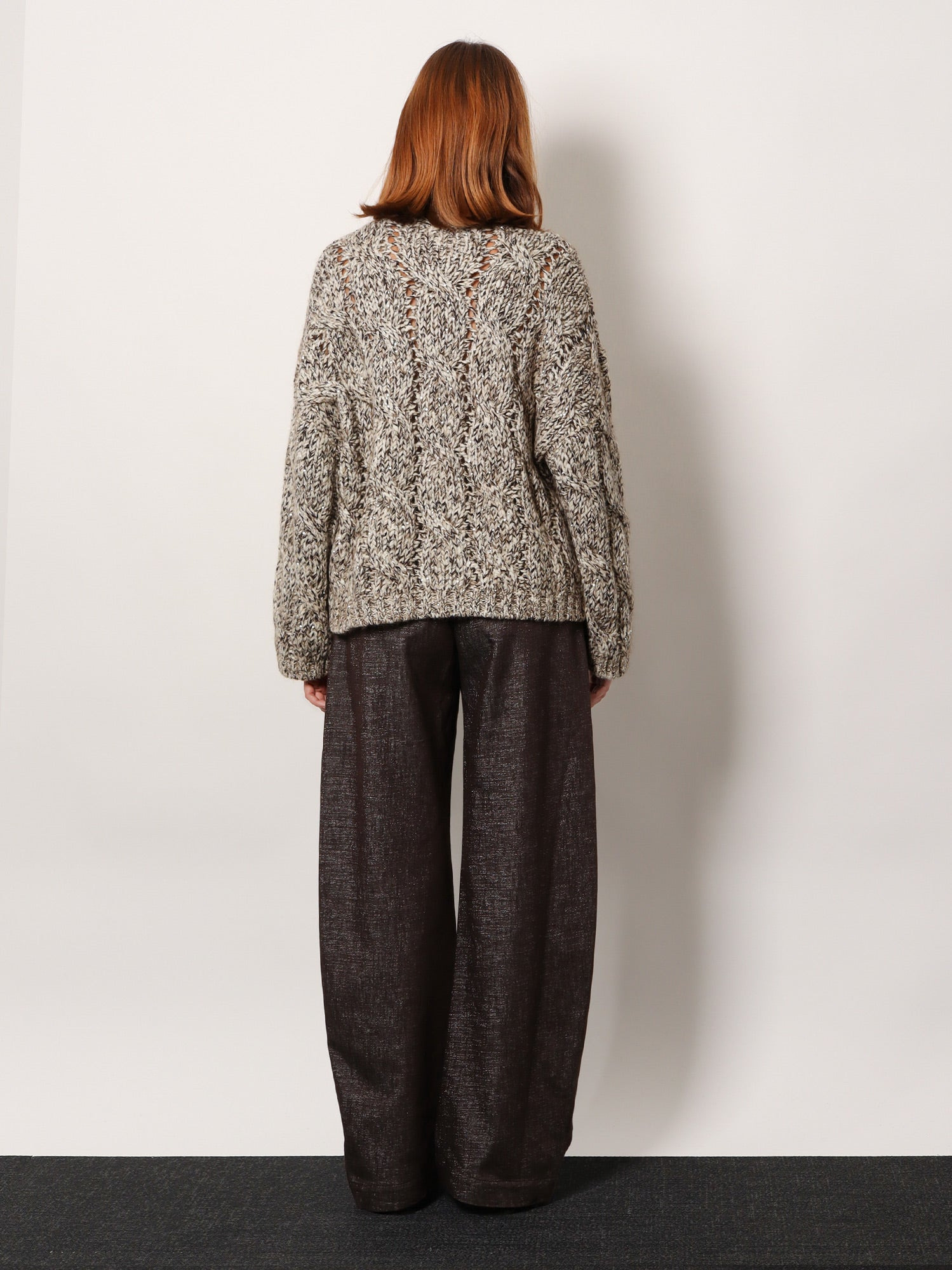 Brunello Cucinelli Wool And Cashmere Turtleneck Sweater With Sequins - 3