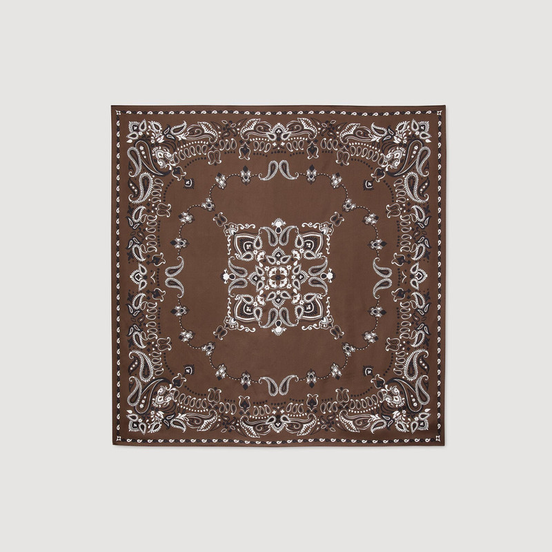 SILK BANDANA PRINT SCARF 1