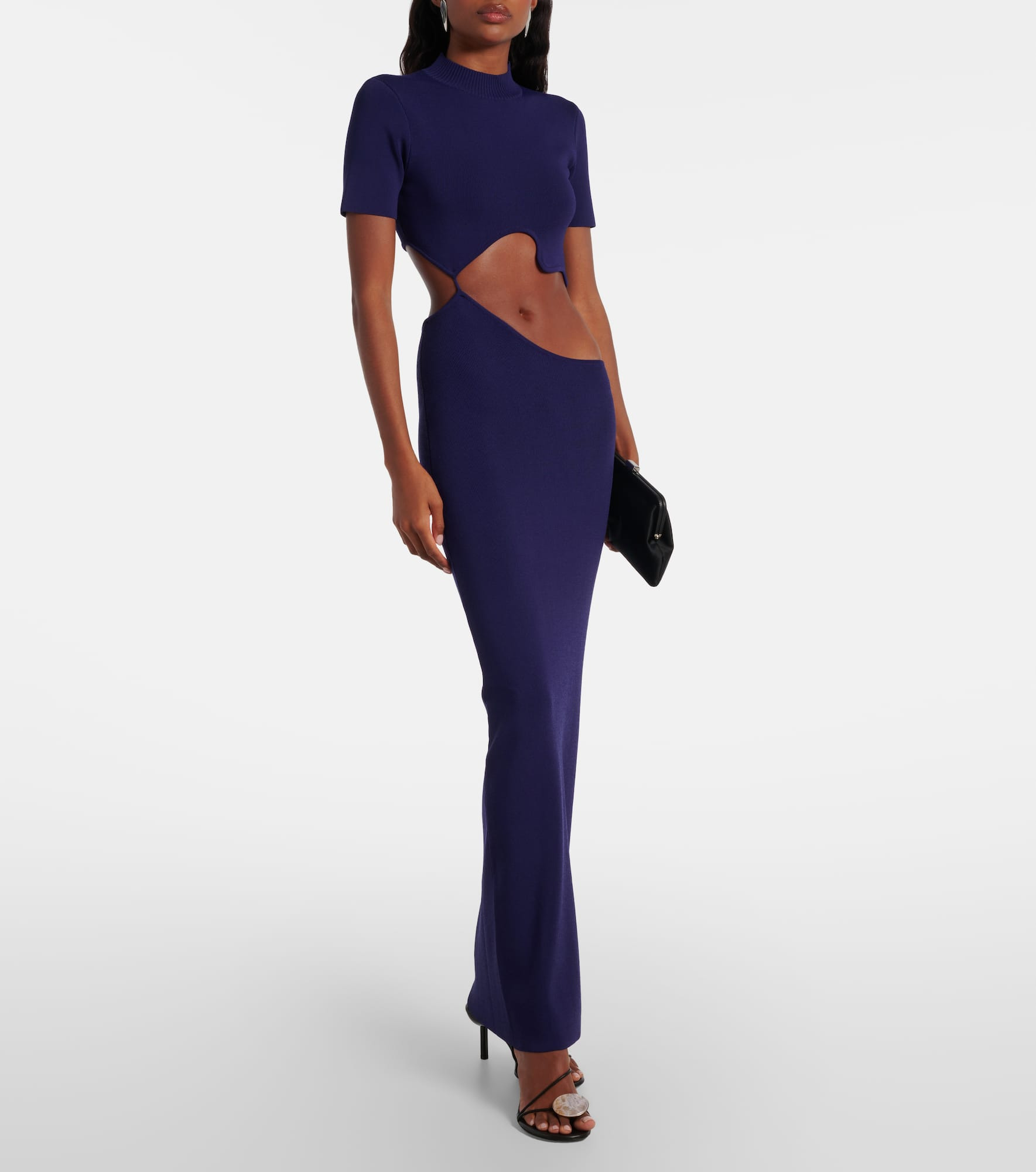 Lattice Separation cutout maxi dress - 2