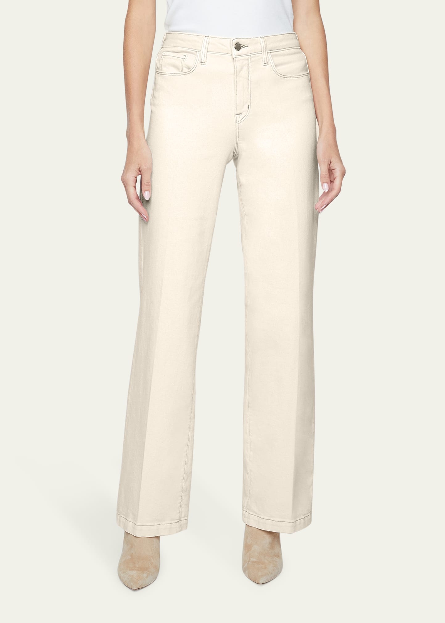 Scottie High Rise Wide-Leg Jeans - 5