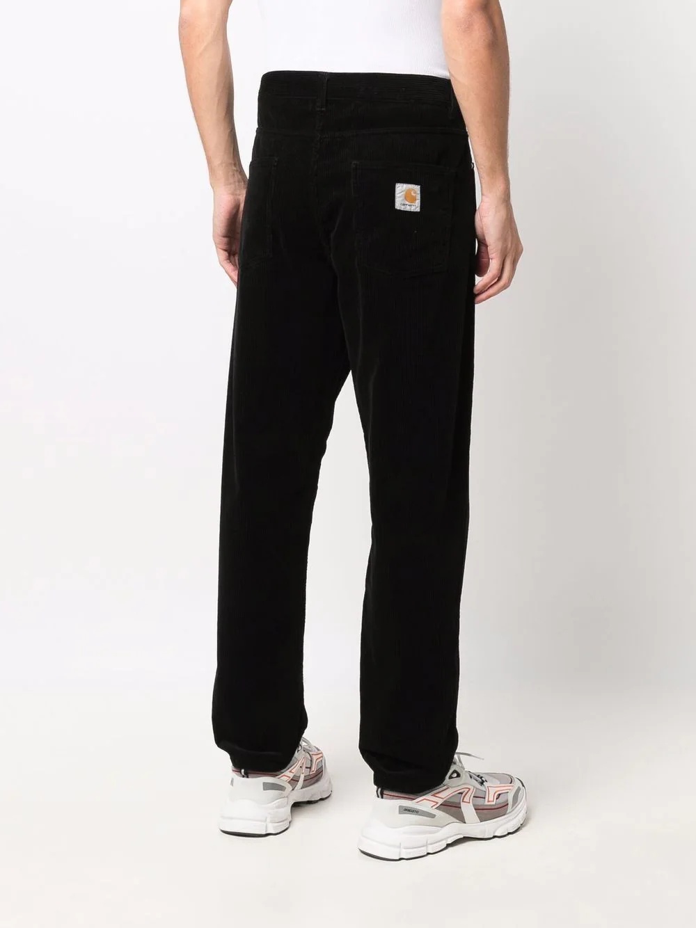 corduroy straight-leg trousers - 4