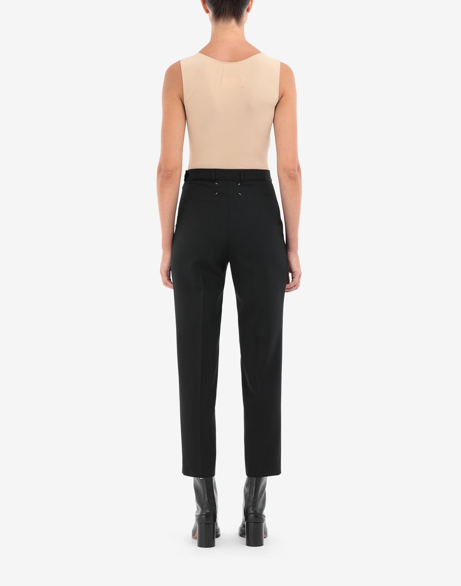 Minimal wool trousers - 4