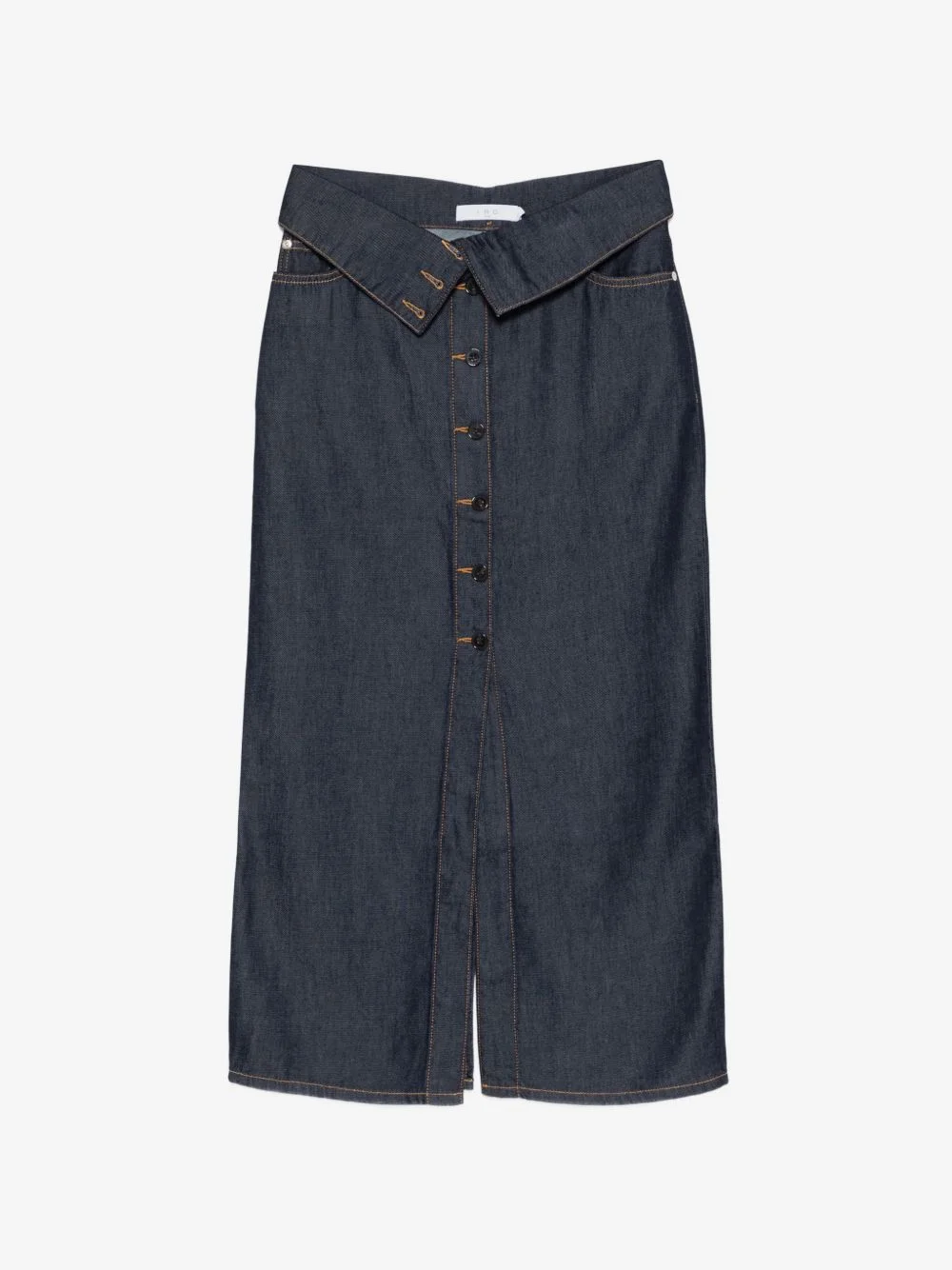 buttoned midi skirt - 1