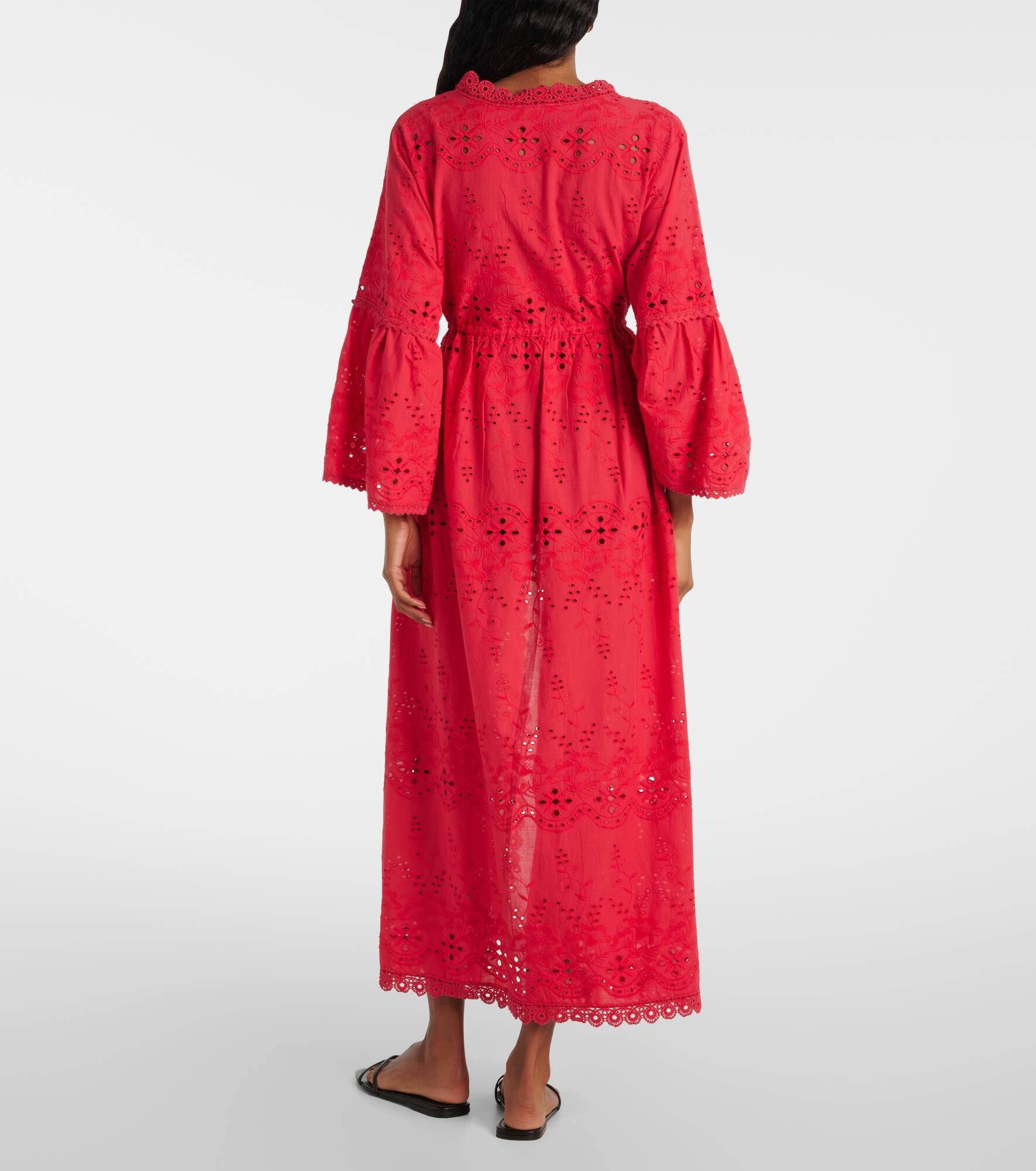 Tallulah embroidered cotton kaftan - 3